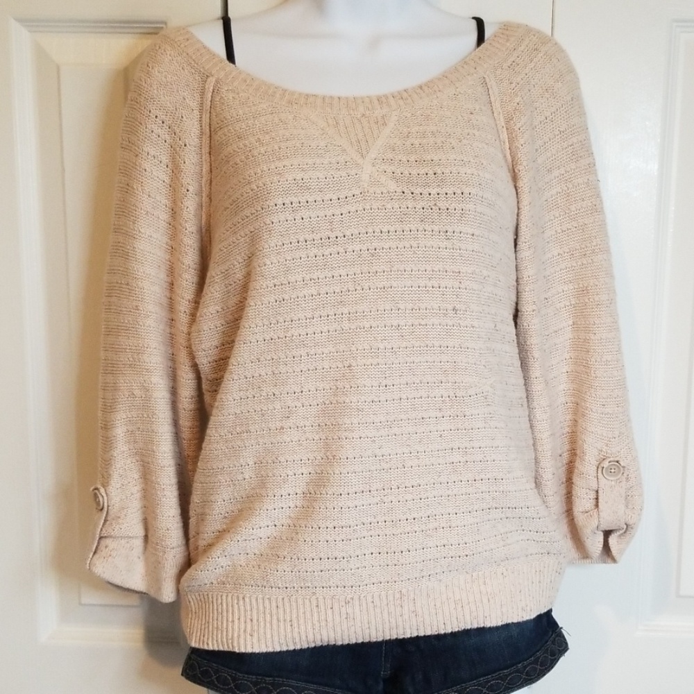 American Eagle Blush Cream Sweater